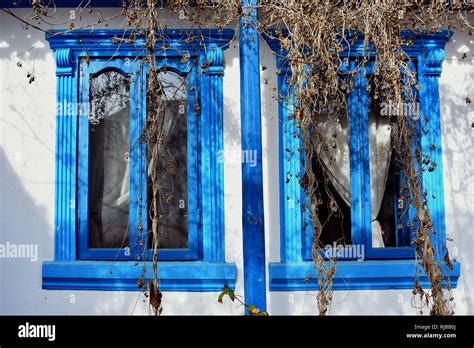 House outdoor decoration in Jurilovca village ,an important fishing center in Danube Delta area ...