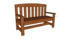 2x4 bench plans | HowToSpecialist - How to Build, Step by Step DIY Plans 2x4 Bench, Built In ...