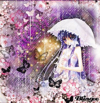 umbrella anime girl Picture #130540977 | Blingee.com