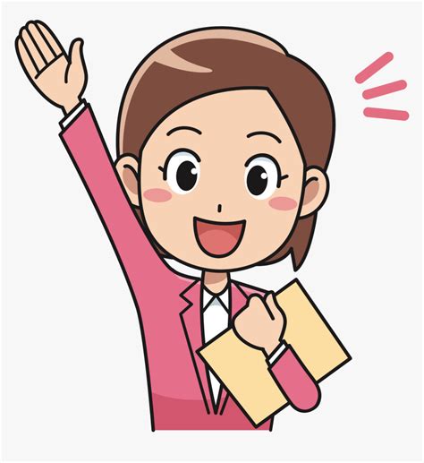 Transparent Person Working Clipart - Happy Office Worker Cartoon, HD ...