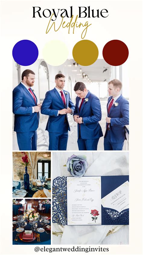 Royal Blue Wedding: 10 Color Palettes for Your Big Day 2023 - Elegantweddinginvites.com Blog