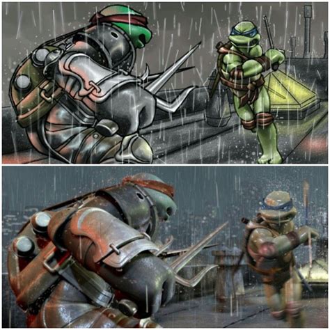 Tmnt 2007 Raphael Vs Leonardo