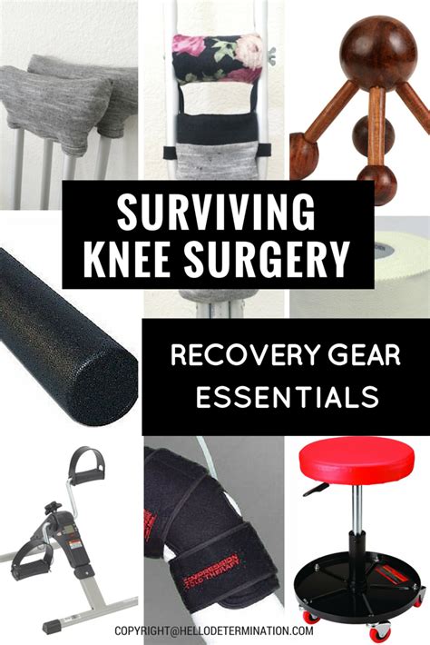 Knee Pain: SURVIVING KNEE SURGERY RECOVERY GEAR ESSENTIALS www ...