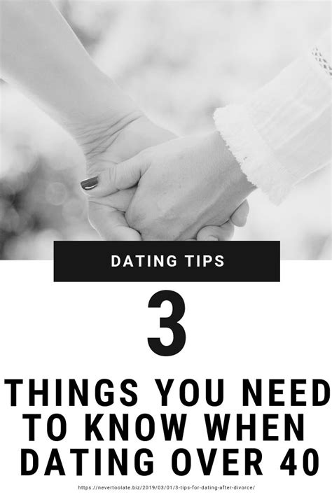 3 Tips for Dating After Divorce at 40 | Dating over 40, Dating after ...