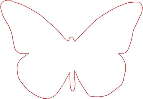 butterfly template | Butterfly template, Paper butterfly crafts, Butterfly stencil