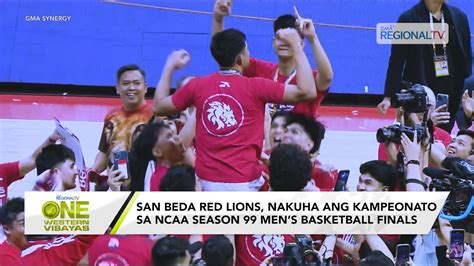 San Beda Red Lions, nakuha ang kampeonato sa NCAA Season 99