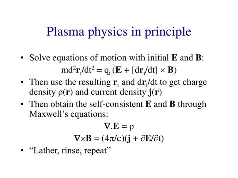 PPT - Basic Plasma Physics Principles PowerPoint Presentation, free ...