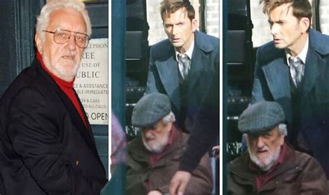 Bernard Cribbins last pics: David Tennant pushes late star in wheelchair to film Dr Who ...