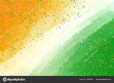 Painted Indian Flag Colors Abstract Freedom Celebration Background ...