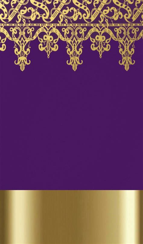 Purple & Gold Wallpaper by Unknown Artist