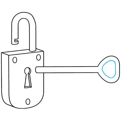 How to Draw a Key and Lock - Really Easy Drawing Tutorial