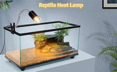 Amazon.com : Buddypuppy Reptile Heat Lamp, UVA UVB Reptile Light with ...