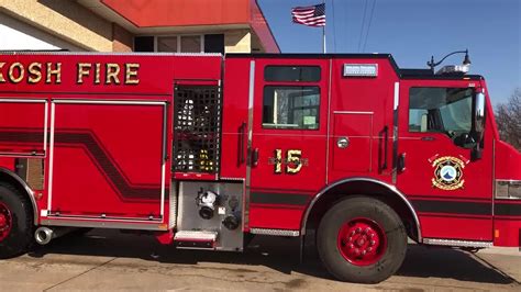 Oshkosh Fire Department Unveils New Fire Engine - YouTube