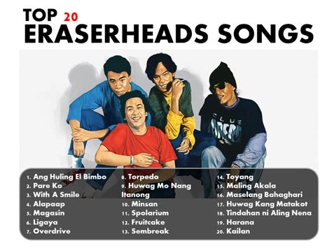 Eraserheads Songs: 20 Best Eraserheads Songs (OPM Songs) of All Time ...