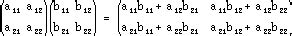 2x2 Matrix Multiplication Calculator