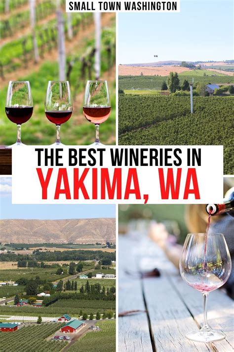 9 Yakima Wineries You Must Visit • Small Town Washington | Washington wine country, Washington ...