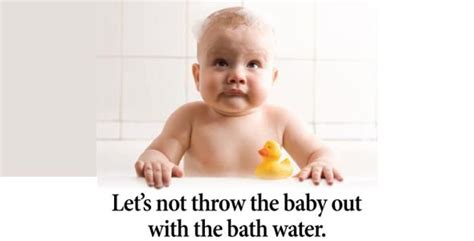 Don’t Throw the Baby Out With the Bathwater | EVIL ENGLISH