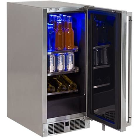 Lynx Professional 2.7 Cu. Ft. Built-In Mini Fridge Stainless Steel LM15REFR - Best Buy