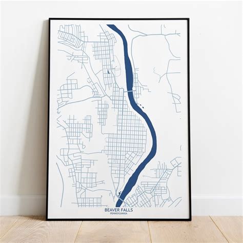 Beaver Falls Pa Maps - Etsy