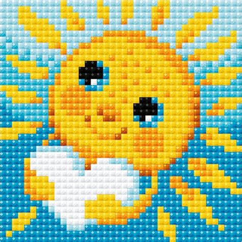 RIOLIS Diamond Mosaic Embroidery Kit 4"X4"-Sunshine - Walmart.com