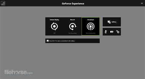 NVIDIA GeForce Experience 2.0.1.0 Download for Windows / FileHorse.com