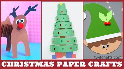 24 Easy Construction Paper Christmas Crafts - Twitchetts