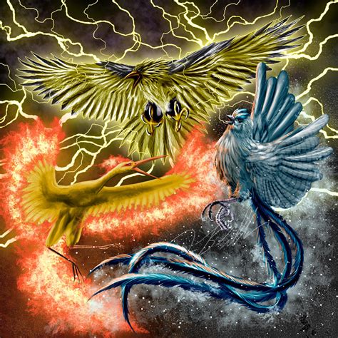 Articuno, Moltres, Zapdos by Steelbred on DeviantArt