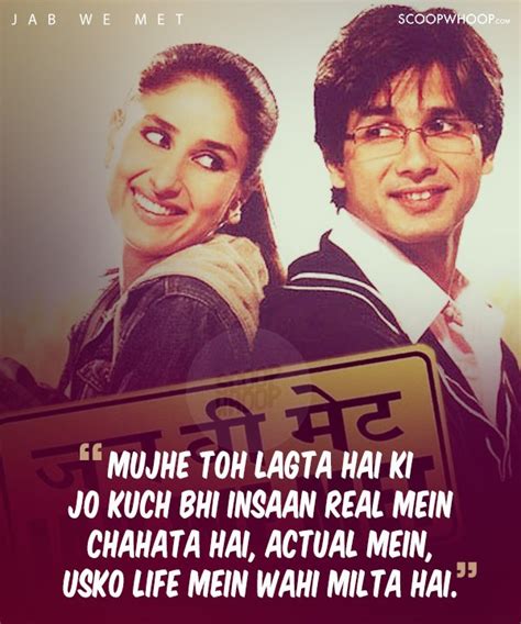 10 Jab We Met Quotes That Are The Perfect Cheat Sheet To A Happy Life ...