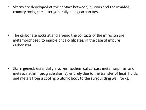 Types of metasomatism | PPT | Free Download