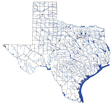 Map Of Texas Rivers - Share Map