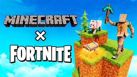 MINECRAFT X FORTNITE! - YouTube