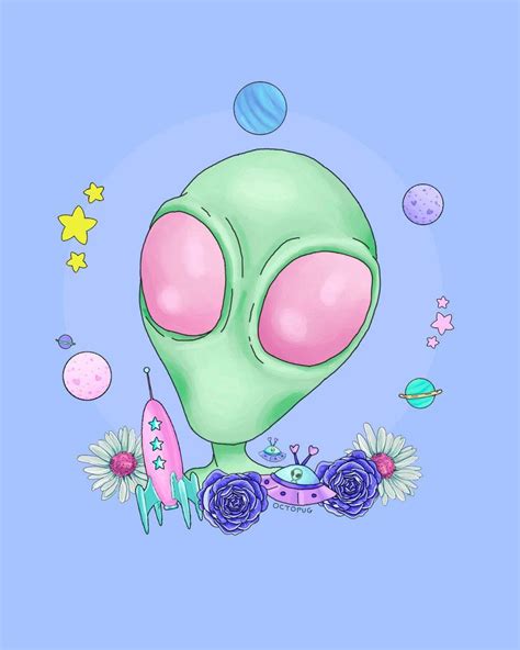 Cute Alien Desktop Wallpapers - Top Free Cute Alien Desktop Backgrounds ...