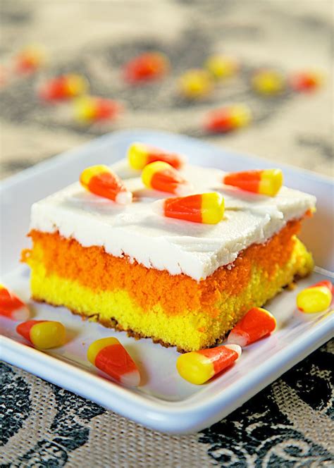 Candy Corn Cake | Plain Chicken