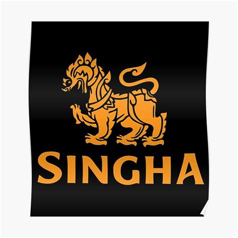 "Singha Beer Logo" Poster for Sale by ikancue | Redbubble