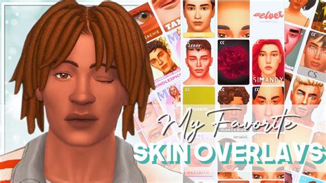 MY FAVORITE MALE SIMS 4 SKIN OVERLAYS +CC LINKS 😁 - YouTube