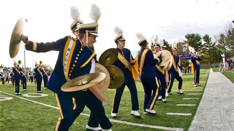 Cymbals of pride in the Blugold Marching Band