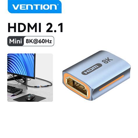 Vention HDMI Extender Adapter HDMI Female to Female Connector 4k HDMI 2 ...