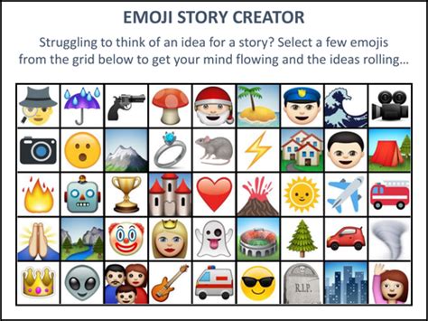 Emoji Story Creator | Teaching Resources