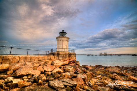 Bug Light Park Lighthouse in South Portland Maine