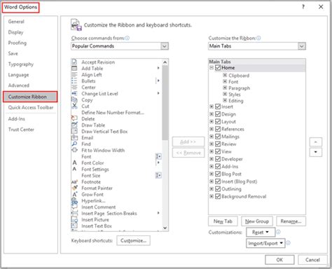 How to Create a Custom Ribbon in Microsoft Word - My Microsoft Office Tips