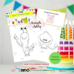 Simple Songs Coloring Pages, Mini Coloring Pages, Simple Songs Birthday ...