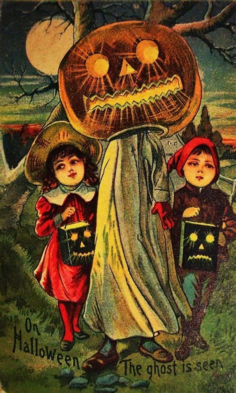 A Collection of 13 Odd and Strange Vintage Halloween Postcards ...