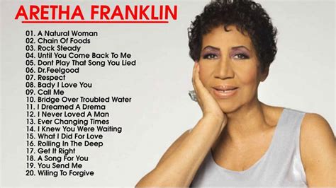 Aretha Franklin Greatest Hits- Top Best Songs Of Aretha Franklin ...