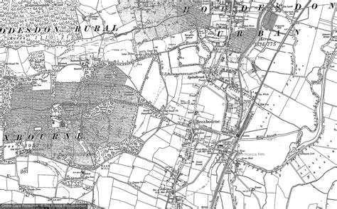 Old Maps of Broxbourne, Hertfordshire - Francis Frith