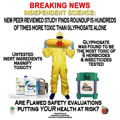 Inert Ingredients in Monsanto Roundup Herbicide Increase Toxicity by ...