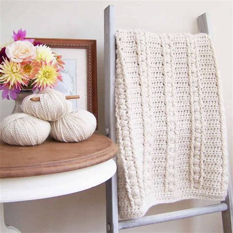 Bulky Yarn Crochet Afghan Patterns for Beginners Bulky Blanket Easy Sweet Haven Free Pattern ...