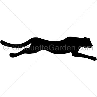 Running Cheetah Silhouette | Silhouette clip art, Silhouette free, Animal silhouette