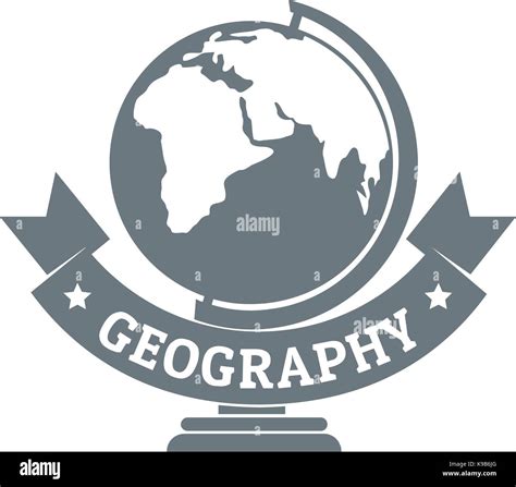 Geography logo, simple gray style Stock Vector Image & Art - Alamy