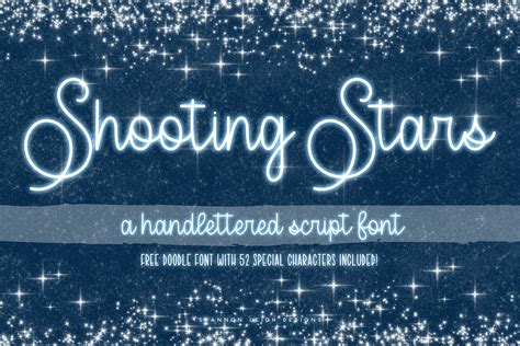 Shooting Stars Script Font | Stunning Script Fonts ~ Creative Market