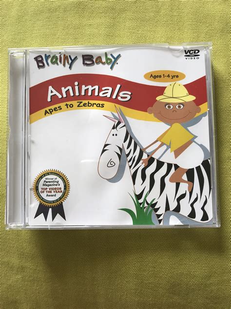 Brainy Baby VCD - Animals, Hobbies & Toys, Toys & Games on Carousell